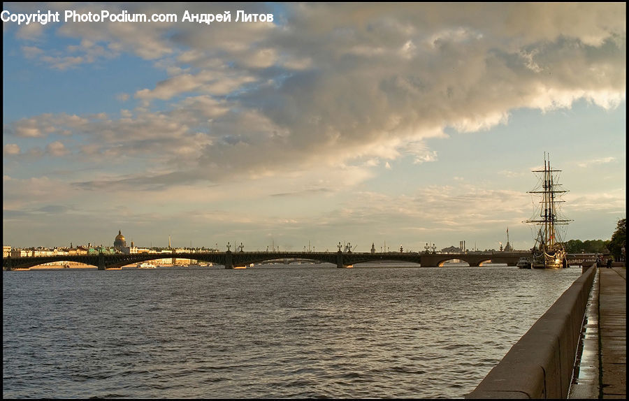 Bridge, Boat, Dinghy, Sailboat, Vessel, Watercraft, Boardwalk