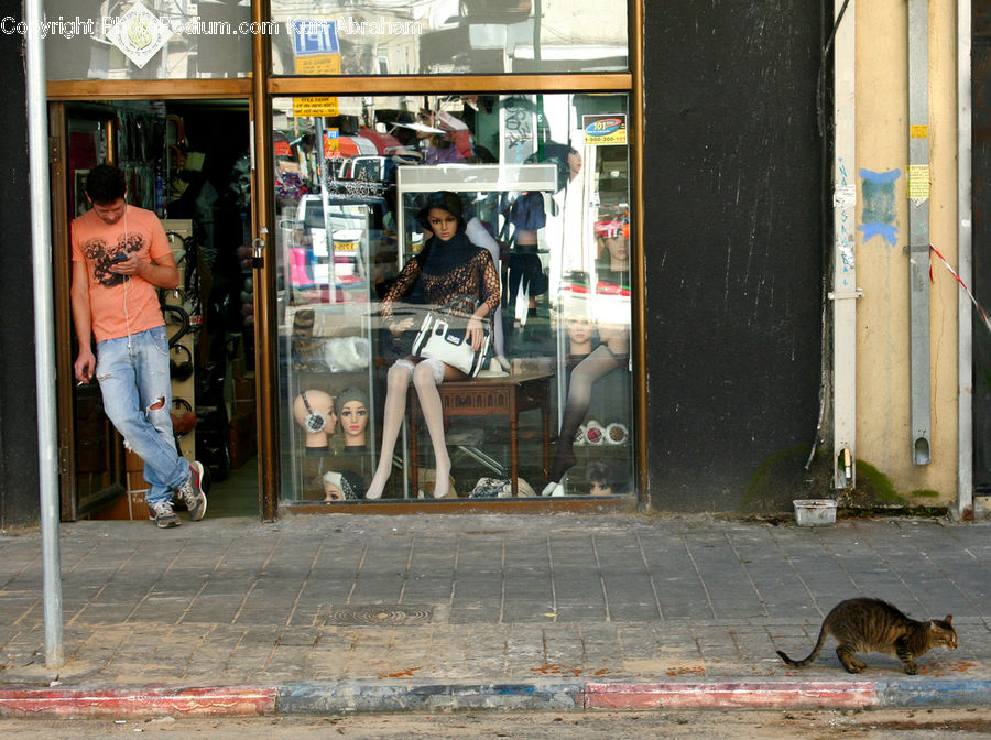 People, Person, Human, Bench, Apparel, Clothing, Shop