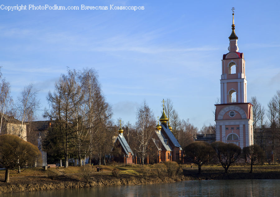 Architecture, Bell Tower, Clock Tower, Tower, Countryside, Outdoors, Building