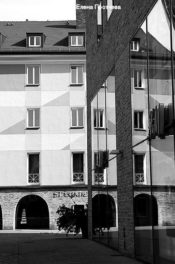 Brick, City, Downtown, Urban, Neighborhood, Town, Architecture