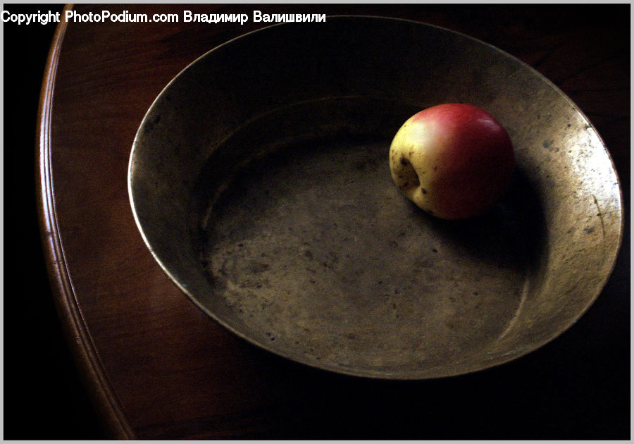 Apple, Fruit, Mango, Grapes, Bowl, Frying Pan, Wok