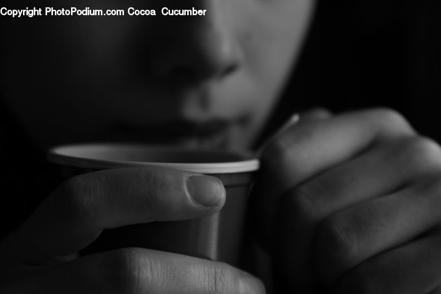 Cup, Person, Portrait, Face