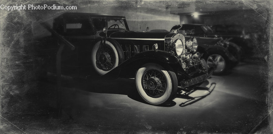 Automobile, Car, Vehicle, Sedan, Tunnel, Antique Car, Bumper