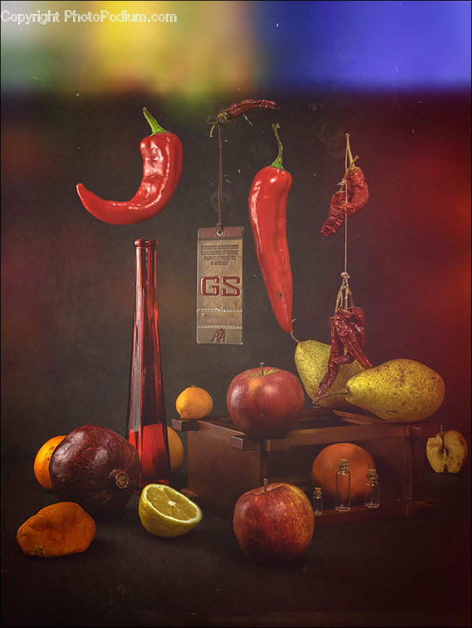 Pepper, Produce, Vegetable, Glass, Goblet