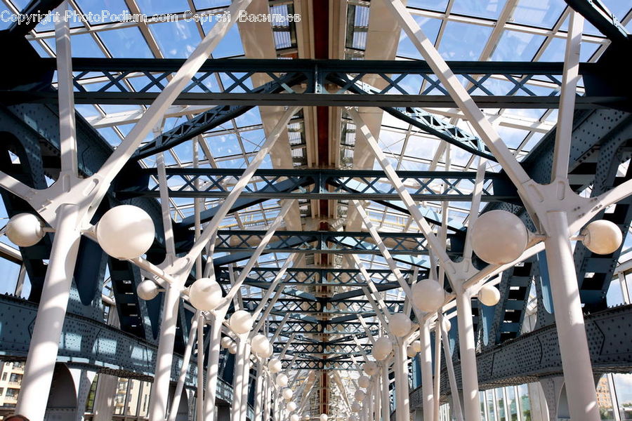Patio, Pergola, Porch, Factory, Refinery, Column, Pillar