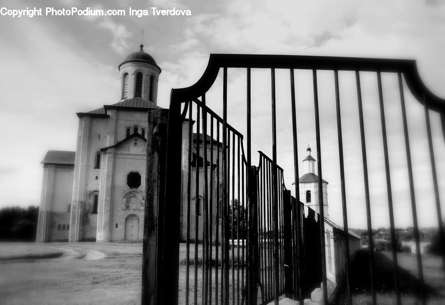 Fence, Dock, Pier, Silhouette, Railing, Alley, Alleyway