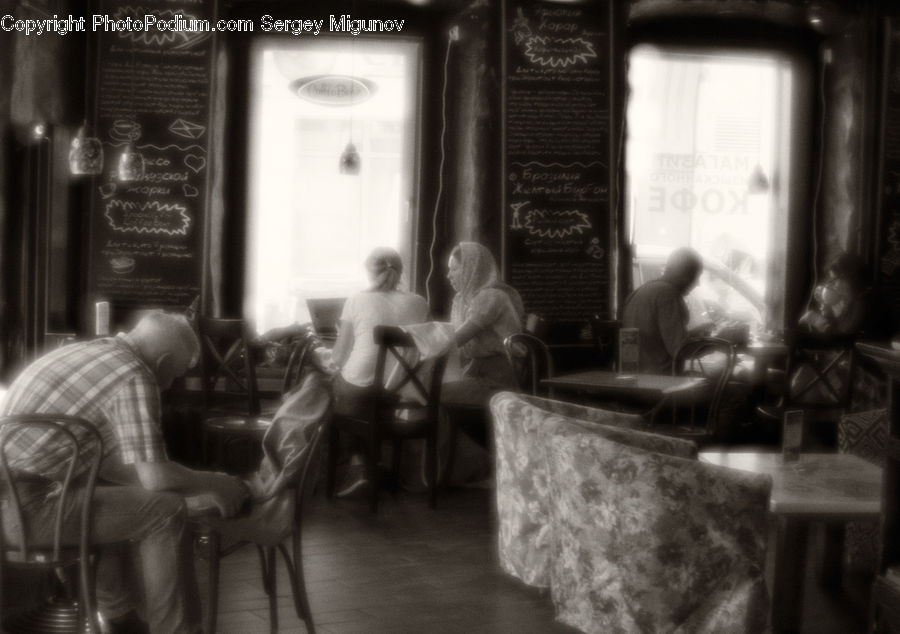People, Person, Human, Cafe, Cafeteria, Food Court, Chair