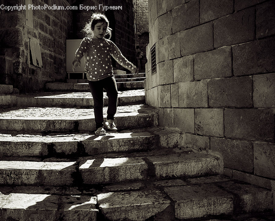 Human, People, Person, Brick, Portrait, Female