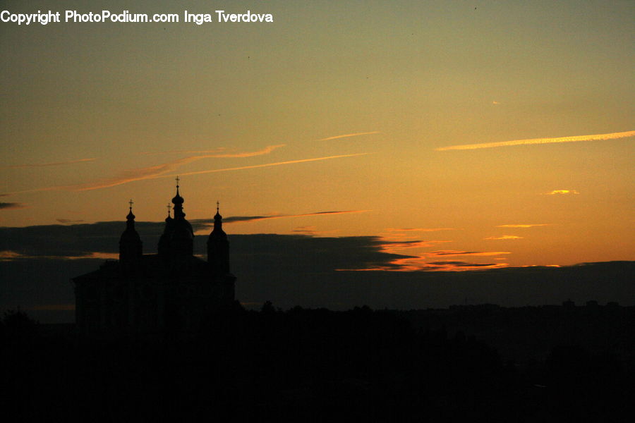 Dawn, Dusk, Red Sky, Sky, Sunrise, Sunset, Landscape