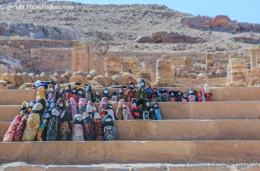 Architecture, Housing, Monastery, Ancient Egypt, Crowd, Fence, Wall