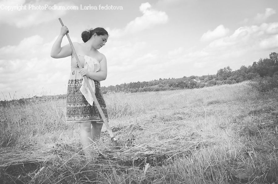 People, Person, Human, Field, Grain, Grass, Plant