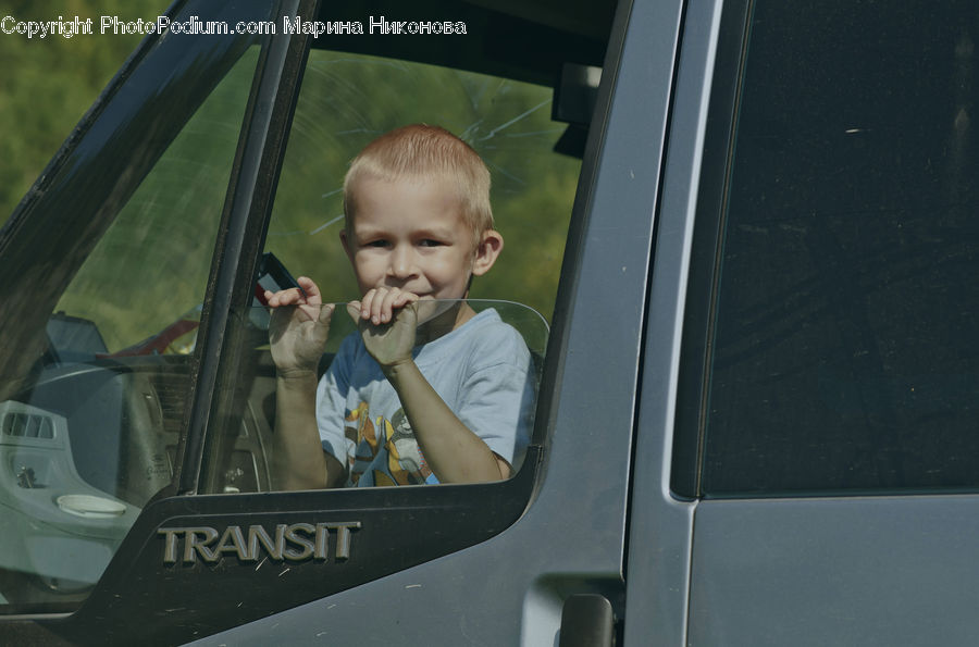People, Person, Human, Car Mirror, Mirror, Caravan, Van
