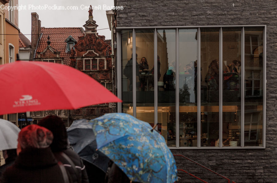 People, Person, Human, Umbrella, Awning, Alley, Alleyway