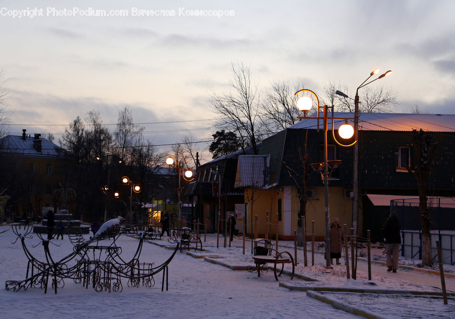 Ice, Outdoors, Snow, Alley, Alleyway, Road, Street