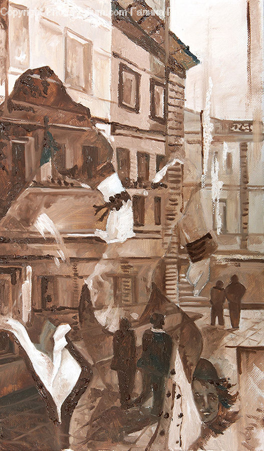 Ancient Egypt, Flagstone, Brick, Rubble, Art, Modern Art, Ruins