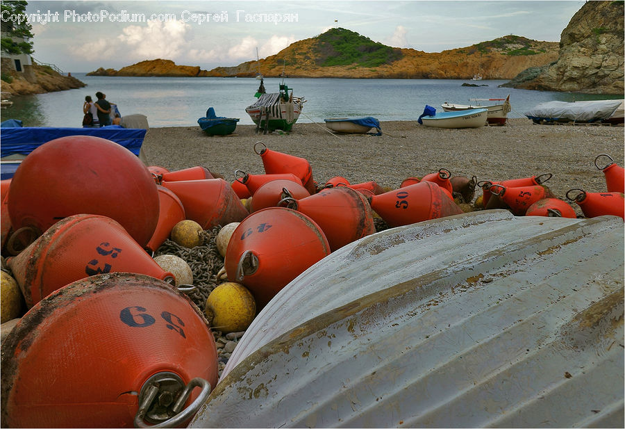 Boat, Dinghy, Coast, Cove, Outdoors, Sea, Water