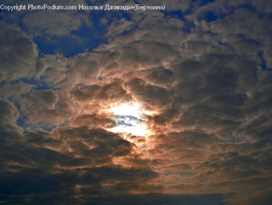 Azure Sky, Cloud, Outdoors, Sky, Cumulus