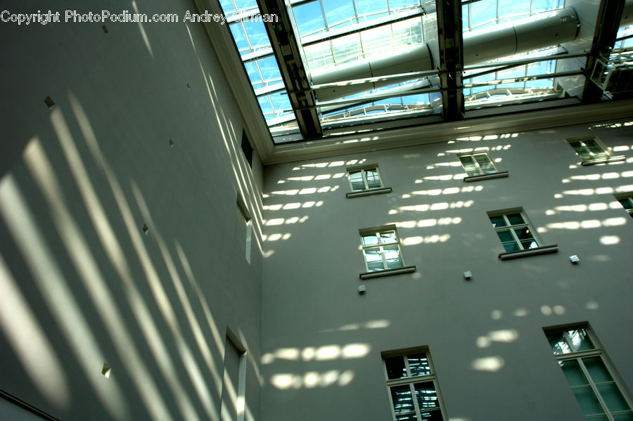 Light Fixture, Architecture, Housing, Skylight, Window, Building, Triangle
