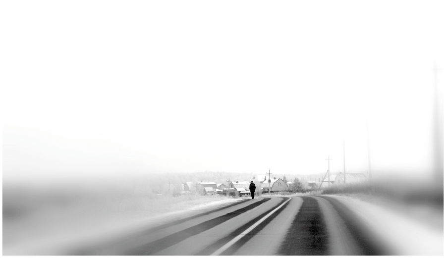 Road, Freeway, Highway, Fog, Path, Trail