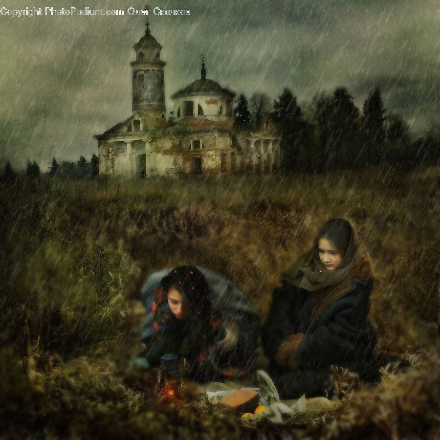 People, Person, Human, Art, Painting, Architecture, Housing