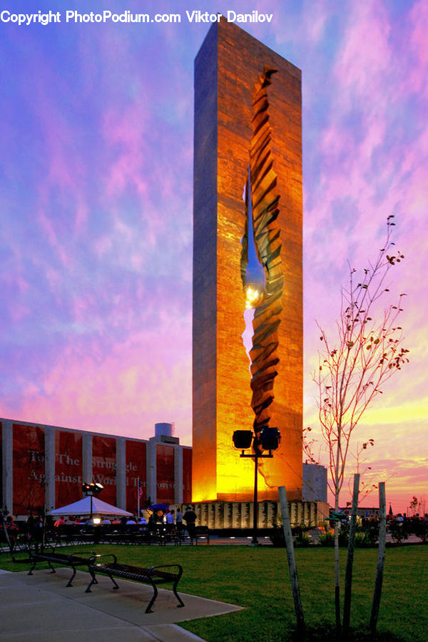 Architecture, Downtown, Plaza, Town Square, Convention Center, Campus, City