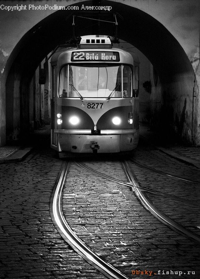 Train, Vehicle, Transportation, Cable Car, Streetcar, Trolley, Tram