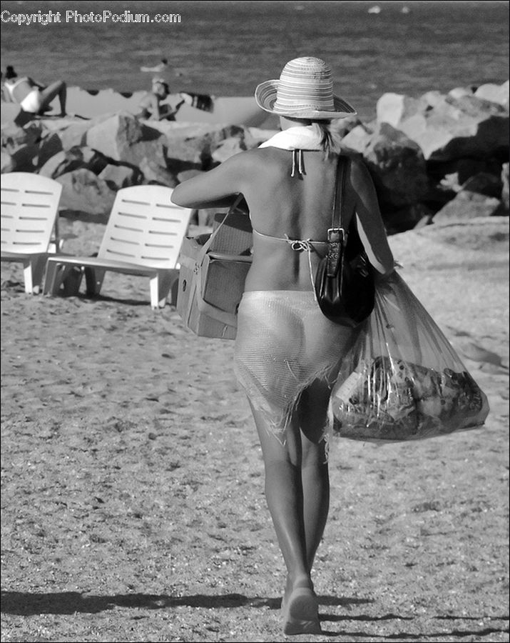 Cap, Hat, Sun Hat, People, Person, Human, Bikini