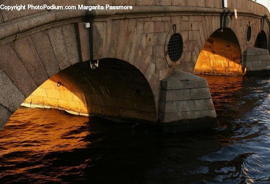 Crypt, Dungeon, Arch, Vault Ceiling, Bridge, Flood, Architecture