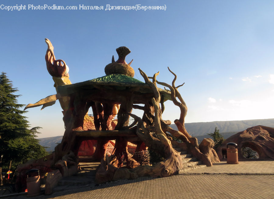 Art, Gargoyle, Statue, Fireplace, Hearth, Dragon, Outdoors