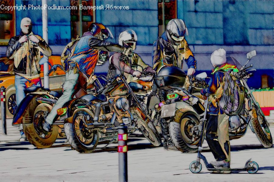 People, Person, Human, Bicycle, Bike, Cyclist, Motor
