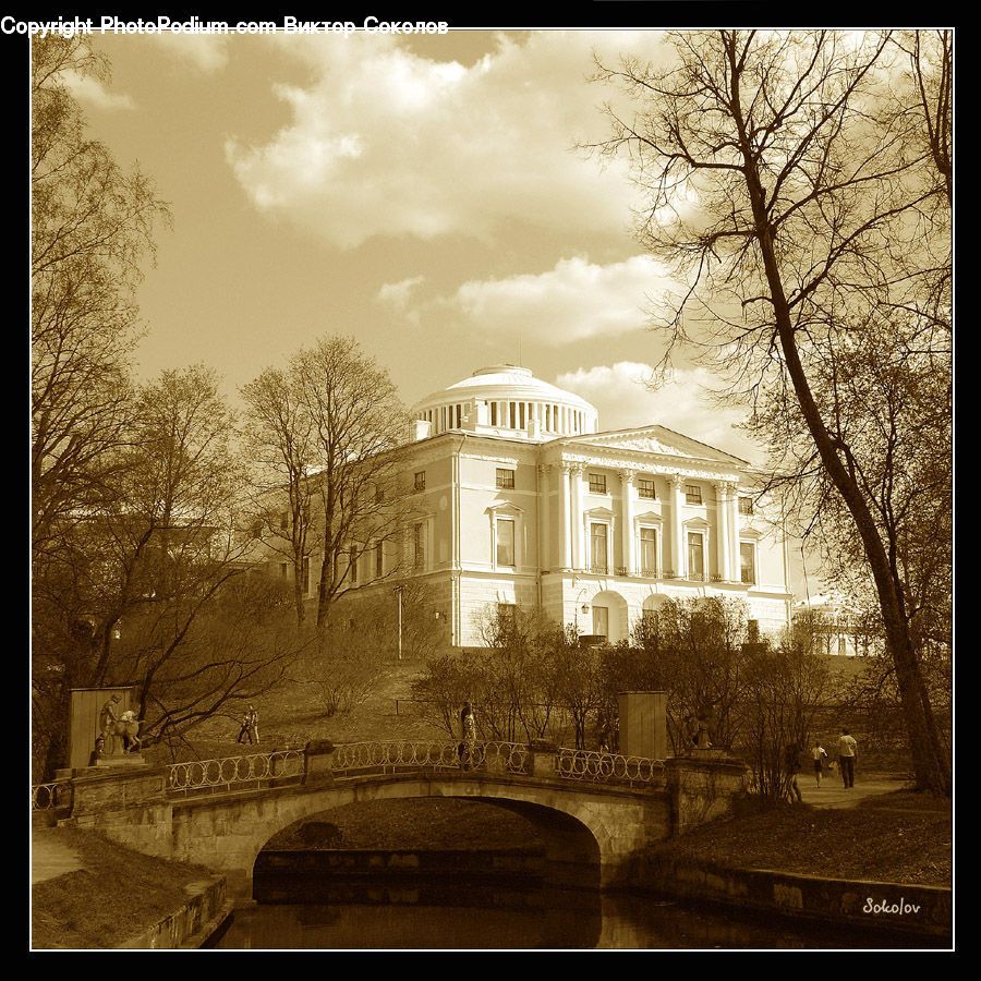 Architecture, Mansion, Building, Housing, Landscape, Nature, Scenery