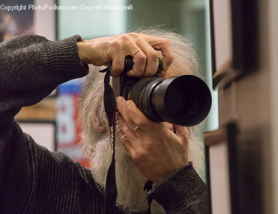 People, Person, Human, Binoculars