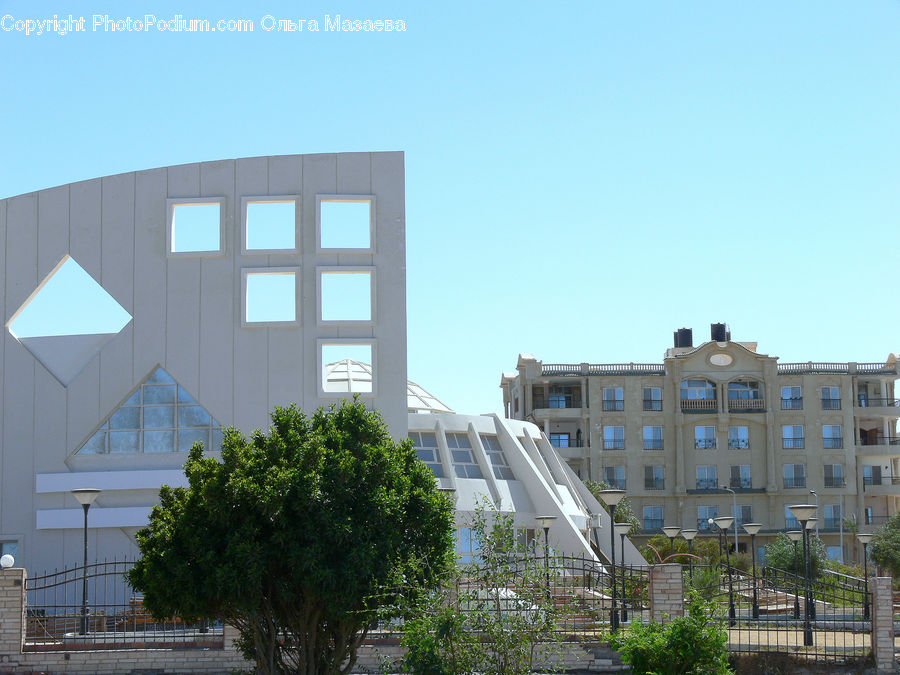 Building, Office Building, Downtown, Neighborhood, Town, Housing, Architecture
