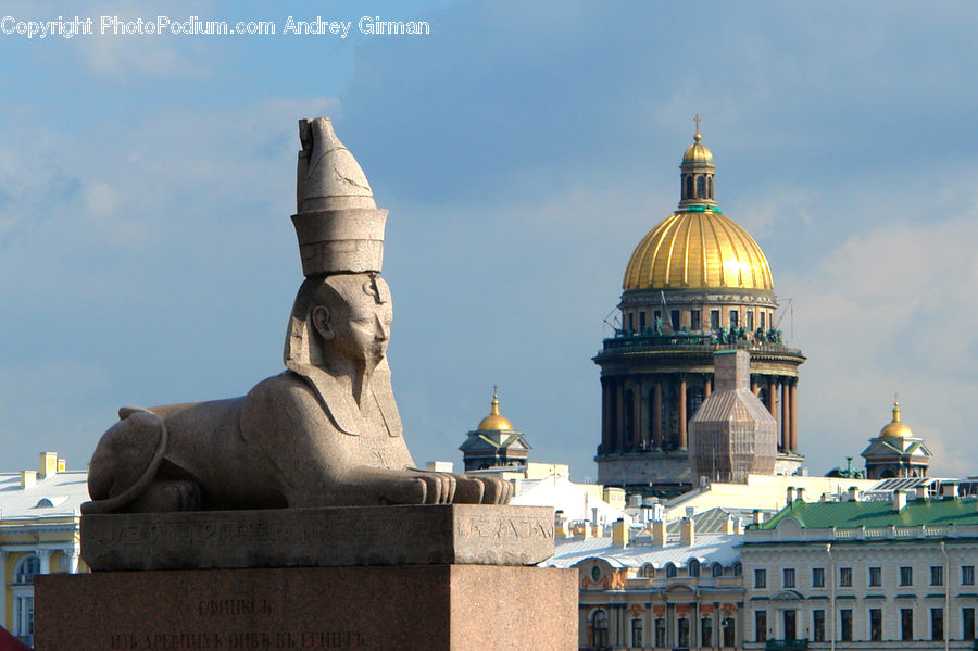 Architecture, Dome, Ancient Egypt, Head, Portrait, Bell Tower, Clock Tower