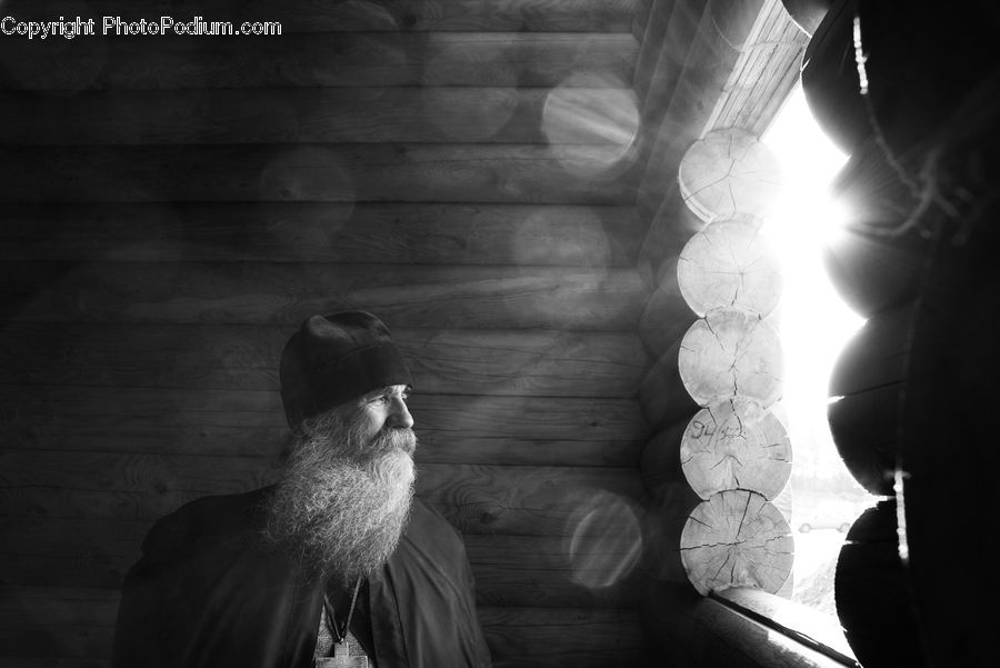 Beard, Hair, Lighting, Brick, Fireplace, Hearth