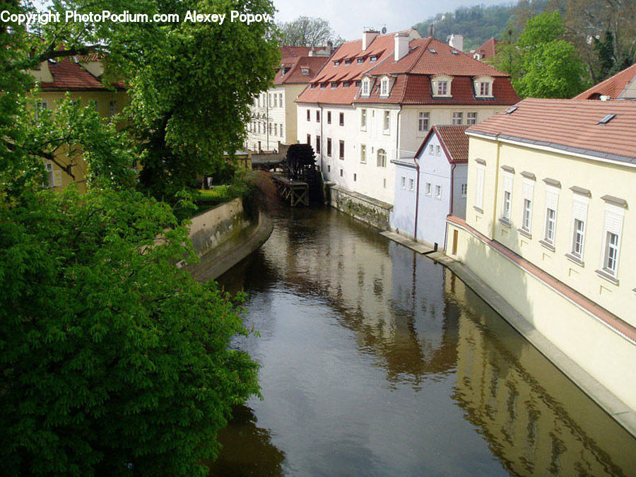 Canal, Outdoors, River, Water, Castle, Ditch, Fort