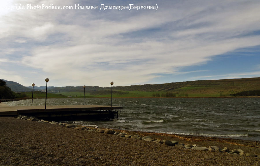 Coast, Outdoors, Sea, Water, Beach, Dock, Landing