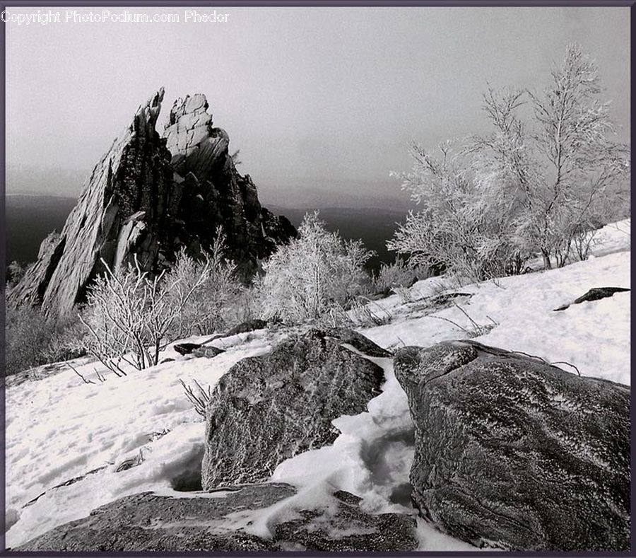 Ice, Outdoors, Snow, Creek, River, Water, Alps
