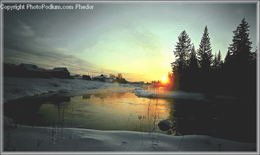 Dawn, Dusk, Sky, Sunrise, Sunset, Outdoors, Sunlight