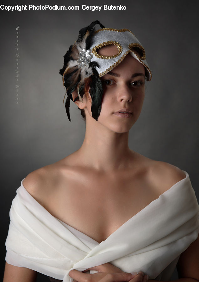 People, Person, Human, Bust, Figurine, Head, Accessories