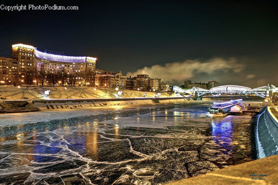 Bridge, Boardwalk, Deck, Path, Sidewalk, Walkway, City
