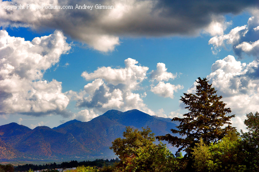 Azure Sky, Cloud, Outdoors, Sky, Cumulus, Landscape, Nature