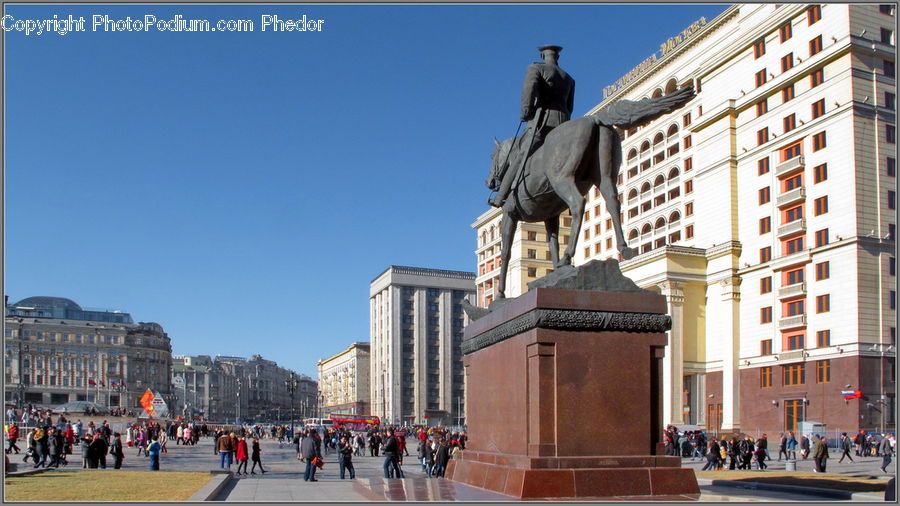 Art, Sculpture, Statue, Architecture, Downtown, Plaza, Town Square