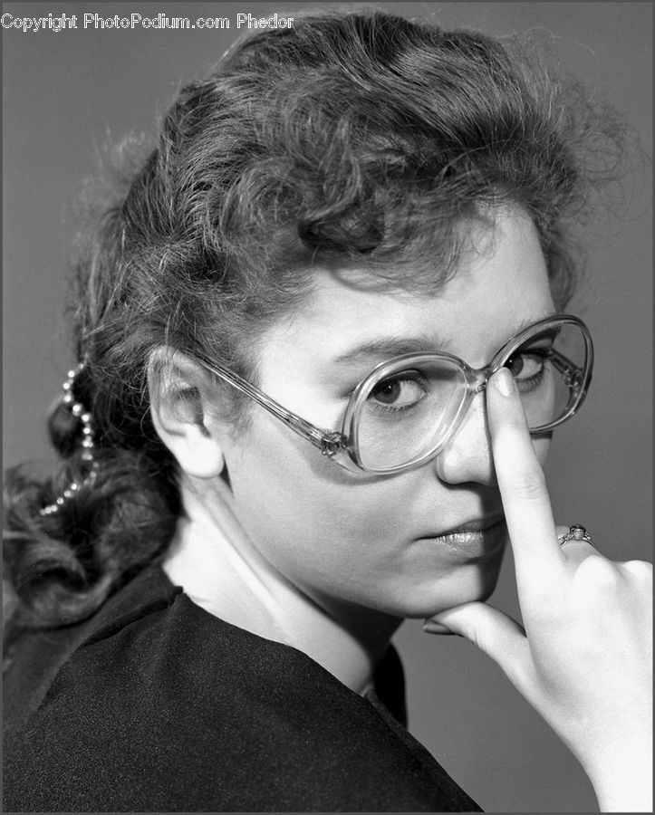 Human, People, Person, Portrait, Female, Glasses