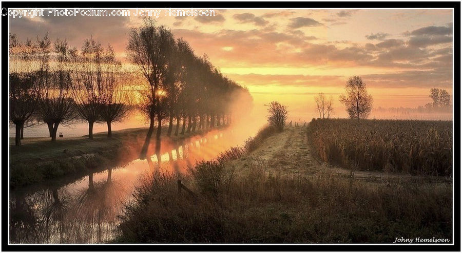 Dawn, Dusk, Sky, Sunrise, Sunset, Outdoors, Sunlight