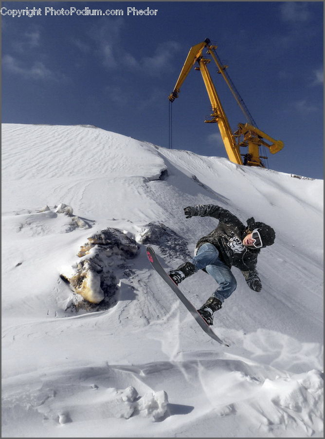 Piste, Slide, Snow, Snowboarding, Sport, Alps, Crest