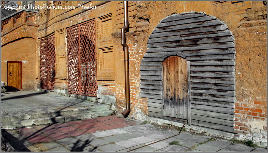 Flagstone, Brick, Cobblestone, Pavement, Walkway, Box, Crate