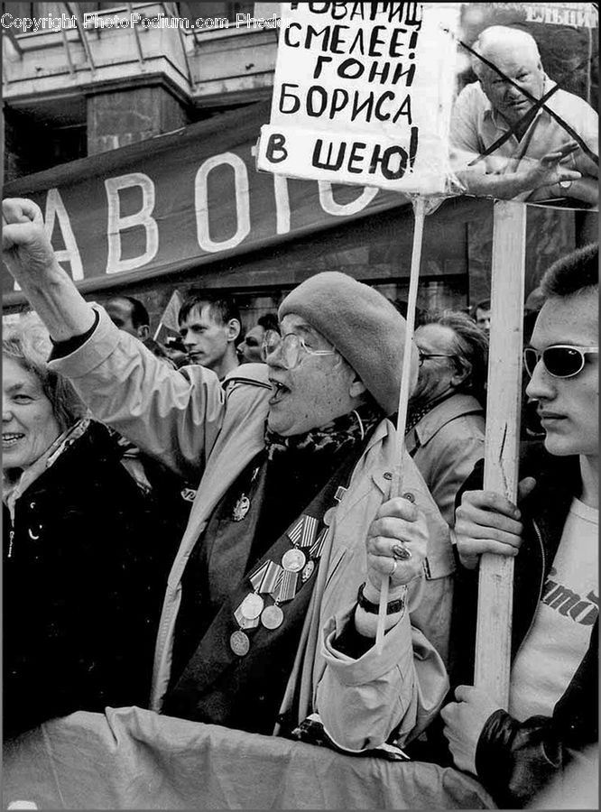 People, Person, Human, Crowd, Parade, Column, Pillar