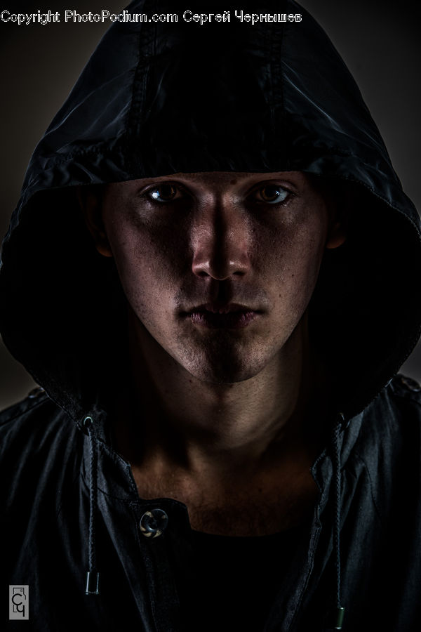 Person, Portrait, Face, Cap, Hat, Coat