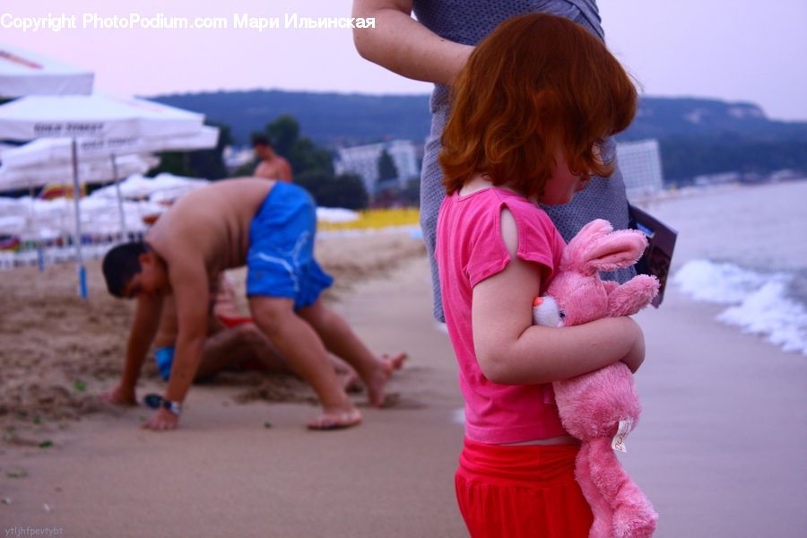 People, Person, Human, Umbrella, Beach, Coast, Outdoors